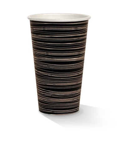 16oz single wall zebra print cup