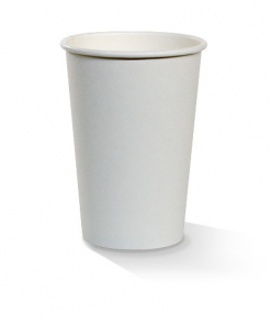 10oz single wall white cup 80mm