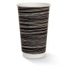 16oz double wall zebra print cup